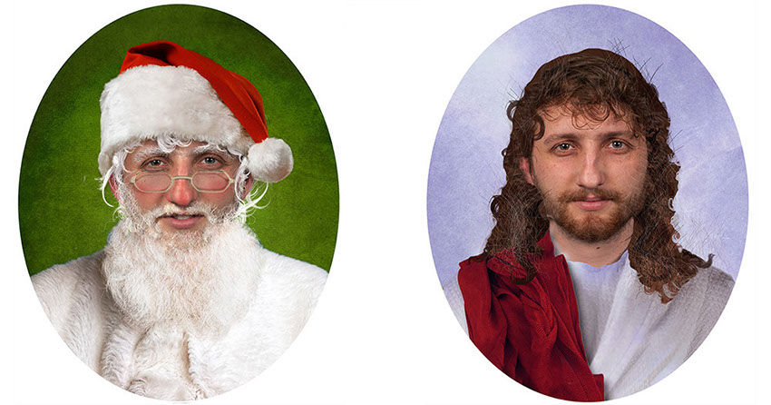 U.S. CENSUS, JESUS, Santa, sansus, photoshop